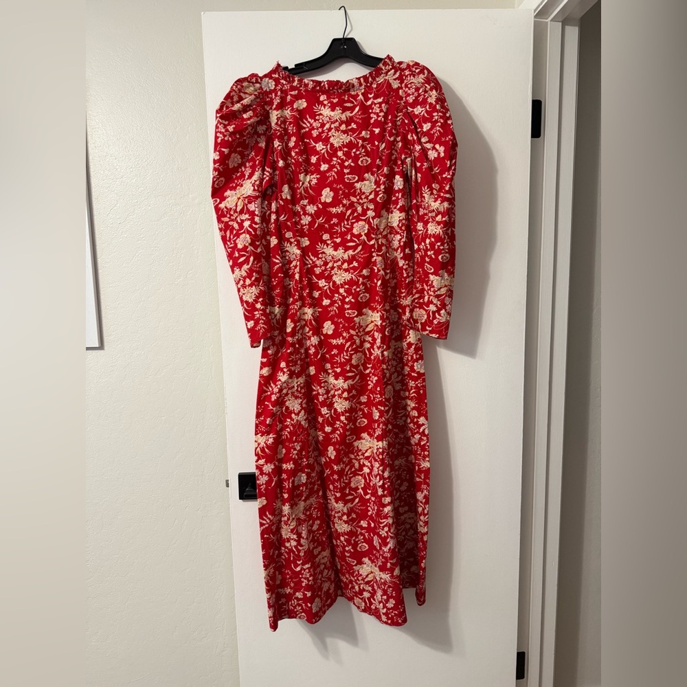 Doen Clarence dress - Red Oak Bluff floral - Picture 5 of 8